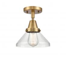 Innovations Lighting 447-1C-BB-G4474-LED - Caden - 1 Light - 8 inch - Brushed Brass - Flush Mount