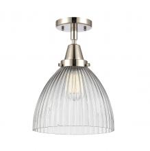 Innovations Lighting 447-1C-PN-G222-LED - Seneca Falls - 1 Light - 10 inch - Polished Nickel - Flush Mount
