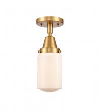 Innovations Lighting 447-1C-SG-G311-LED - Dover - 1 Light - 5 inch - Satin Gold - Flush Mount