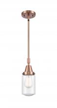 Innovations Lighting 447-1S-AC-G314-LED - Dover - 1 Light - 5 inch - Antique Copper - Mini Pendant