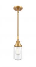 Innovations Lighting 447-1S-SG-G312-LED - Dover - 1 Light - 5 inch - Satin Gold - Mini Pendant