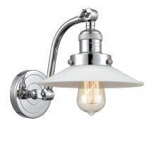 Innovations Lighting 515-1W-PC-G1-LED - Halophane - 1 Light - 9 inch - Polished Chrome - Adjustable Sconce