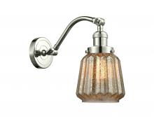 Innovations Lighting 515-1W-PN-G146 - Chatham - 1 Light - 7 inch - Polished Nickel - Adjustable Sconce