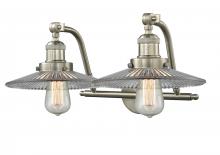 Innovations Lighting 515-2W-SN-G2-LED - Halophane - 2 Light - 18 inch - Brushed Satin Nickel - Adjustable Bath Vanity Light