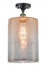 Innovations Lighting 516-1C-BAB-G116-L - Cobbleskill - 1 Light - 9 inch - Black Antique Brass - Semi-Flush Mount