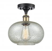 Innovations Lighting 516-1C-BAB-G249-LED - Gorham - 1 Light - 10 inch - Black Antique Brass - Semi-Flush Mount