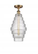 Innovations Lighting 516-1C-BB-G672-8 - Cascade - 1 Light - 8 inch - Brushed Brass - Semi-Flush Mount