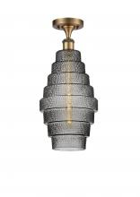 Innovations Lighting 516-1C-BB-G673-8 - Cascade - 1 Light - 8 inch - Brushed Brass - Semi-Flush Mount