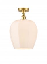 Innovations Lighting 516-1C-SG-G461-12-LED - Norfolk - 1 Light - 12 inch - Satin Gold - Semi-Flush Mount