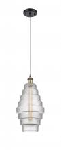 Innovations Lighting 516-1P-BAB-G672-8 - Cascade - 1 Light - 8 inch - Black Antique Brass - Cord hung - Mini Pendant