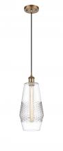 Innovations Lighting 516-1P-BB-G682-7-LED - Windham - 1 Light - 7 inch - Brushed Brass - Cord hung - Mini Pendant