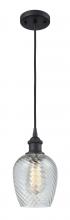 Innovations Lighting 516-1P-BK-G292-LED - Salina - 1 Light - 6 inch - Matte Black - Cord hung - Mini Pendant