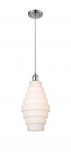 Innovations Lighting 516-1P-PC-G671-8-LED - Cascade - 1 Light - 8 inch - Polished Chrome - Cord hung - Mini Pendant