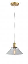 Innovations Lighting 516-1P-SG-G132-LED - Orwell - 1 Light - 8 inch - Satin Gold - Cord hung - Mini Pendant