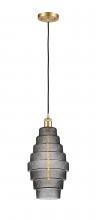 Innovations Lighting 516-1P-SG-G673-8 - Cascade - 1 Light - 8 inch - Satin Gold - Cord hung - Mini Pendant