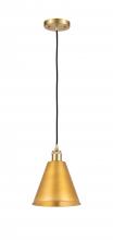 Innovations Lighting 516-1P-SG-MBC-8-SG-LED - Berkshire - 1 Light - 8 inch - Satin Gold - Cord hung - Mini Pendant