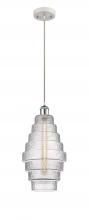 Innovations Lighting 516-1P-WPC-G672-8 - Cascade - 1 Light - 8 inch - White Polished Chrome - Cord hung - Mini Pendant