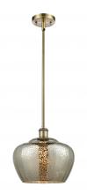 Innovations Lighting 516-1S-AB-G96-L - Fenton - 1 Light - 11 inch - Antique Brass - Mini Pendant
