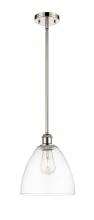 Innovations Lighting 516-1S-PN-GBD-92-LED - Bristol - 1 Light - 9 inch - Polished Nickel - Mini Pendant