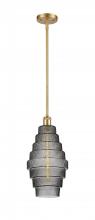 Innovations Lighting 516-1S-SG-G673-8 - Cascade - 1 Light - 8 inch - Satin Gold - Mini Pendant
