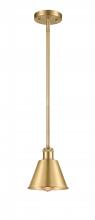 Innovations Lighting 516-1S-SG-M8-LED - Smithfield - 1 Light - 7 inch - Satin Gold - Mini Pendant