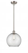 Innovations Lighting 516-1S-SN-G122-10CSN-LED - Farmhouse Chicken Wire - 1 Light - 10 inch - Brushed Satin Nickel - Mini Pendant