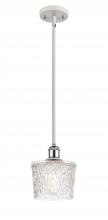 Innovations Lighting 516-1S-WPC-G402-LED - Niagara - 1 Light - 7 inch - White Polished Chrome - Mini Pendant