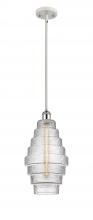 Innovations Lighting 516-1S-WPC-G672-8 - Cascade - 1 Light - 8 inch - White Polished Chrome - Mini Pendant