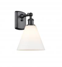 Innovations Lighting 516-1W-BK-GBC-81-LED - Berkshire - 1 Light - 8 inch - Matte Black - Sconce