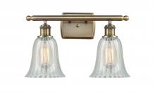 Innovations Lighting 516-2W-AB-G2811-LED - Hanover - 2 Light - 16 inch - Antique Brass - Bath Vanity Light