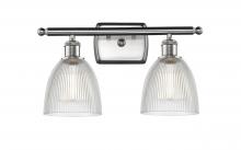 Innovations Lighting 516-2W-SN-G382-LED - Castile - 2 Light - 16 inch - Brushed Satin Nickel - Bath Vanity Light