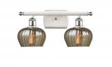 Innovations Lighting 516-2W-WPC-G96-LED - Fenton - 2 Light - 17 inch - White Polished Chrome - Bath Vanity Light