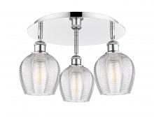 Innovations Lighting 516-3C-PC-G462-6 - Norfolk - 3 Light - 18 inch - Polished Chrome - Flush Mount