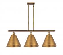 Innovations Lighting 516-3I-BB-MBC-12-BB-LED - Berkshire - 3 Light - 39 inch - Brushed Brass - Cord hung - Island Light