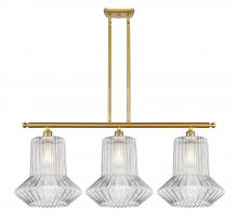 Innovations Lighting 516-3I-SG-G212-LED - Springwater - 3 Light - 39 inch - Satin Gold - Cord hung - Island Light