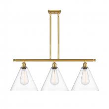 Innovations Lighting 516-3I-SG-GBC-122-LED - Berkshire - 3 Light - 39 inch - Satin Gold - Cord hung - Island Light