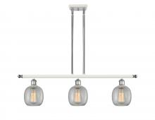 Innovations Lighting 516-3I-WPC-G105-LED - Belfast - 3 Light - 36 inch - White Polished Chrome - Cord hung - Island Light