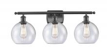 Innovations Lighting 516-3W-OB-G124-8-LED - Athens - 3 Light - 28 inch - Oil Rubbed Bronze - Bath Vanity Light