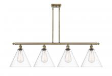 Innovations Lighting 516-4I-AB-GBC-122-LED - Berkshire - 4 Light - 50 inch - Antique Brass - Cord hung - Island Light