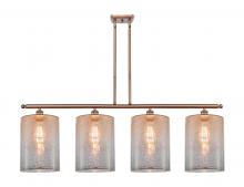 Innovations Lighting 516-4I-AC-G116-L - Cobbleskill - 4 Light - 48 inch - Antique Copper - Cord hung - Island Light