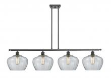 Innovations Lighting 516-4I-BK-G92-L-LED - Fenton - 4 Light - 49 inch - Matte Black - Cord hung - Island Light
