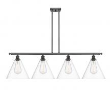 Innovations Lighting 516-4I-BK-GBC-122-LED - Berkshire - 4 Light - 50 inch - Matte Black - Cord hung - Island Light