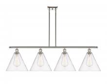 Innovations Lighting 516-4I-PN-GBC-122-LED - Berkshire - 4 Light - 50 inch - Polished Nickel - Cord hung - Island Light