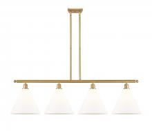 Innovations Lighting 516-4I-SG-GBC-121-LED - Berkshire - 4 Light - 50 inch - Satin Gold - Cord hung - Island Light
