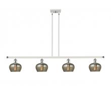 Innovations Lighting 516-4I-WPC-G96-LED - Fenton - 4 Light - 48 inch - White Polished Chrome - Cord hung - Island Light