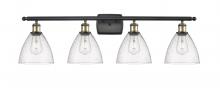 Innovations Lighting 516-4W-BAB-GBD-754-LED - Bristol - 4 Light - 38 inch - Black Antique Brass - Bath Vanity Light