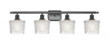 Innovations Lighting 516-4W-BK-G402-LED - Niagara - 4 Light - 37 inch - Matte Black - Bath Vanity Light