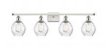 Innovations Lighting 516-4W-WPC-G362-LED - Waverly - 4 Light - 36 inch - White Polished Chrome - Bath Vanity Light