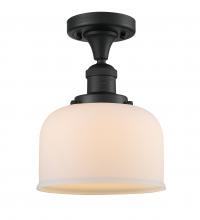 Innovations Lighting 517-1CH-BK-G71-LED - Bell - 1 Light - 8 inch - Matte Black - Semi-Flush Mount