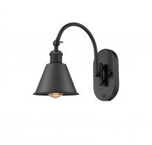 Innovations Lighting 518-1W-BK-M8-LED - Smithfield - 1 Light - 7 inch - Matte Black - Adjustable Swing Arm